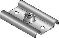 MFP-GP-R fixpontos alaplemez Prémium rozsdamentes acél alaplemez könnyű igénybevételű rögzített pontos alkalmazásokra (brit)