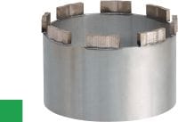 SP-H abrazív cseremodul Prémium forrasztható gyémánt szegmens modul erősen koptató beton gyémánt fúrásához nagy (>2,5 kW) teljesítményű készülékekkel