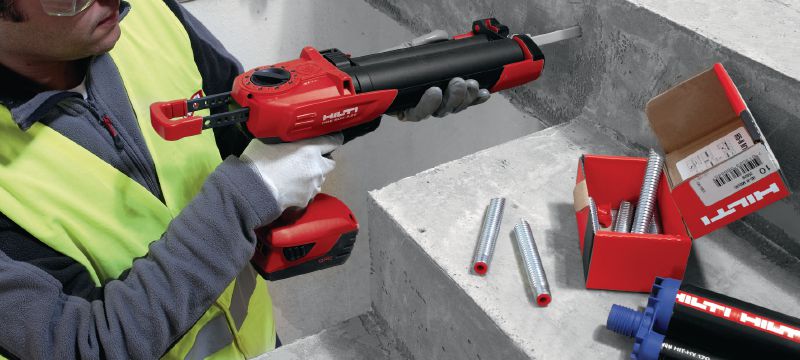 HIT-HY 170 ragasztott dűbel Nagy teljesítményű, injektálható hibrid habarcs általános jóváhagyásokkal utólagosan beépített betonacélhoz, valamint betonban és falazatban való rögzítéshez Alkalmazások 1
