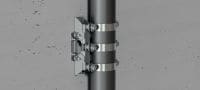 MFP-CHD kompakt fixpont nehéz terhekhez Horganyzott, kompakt fixpont extra nagy teljesítményű alkalmazásokhoz 44 kN-ig Alkalmazások 1
