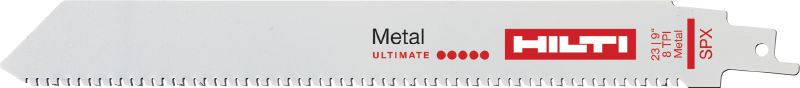 Vastag fém kardfűrészlap (karbid) Egyedülálló karbidhegyű kardfűrészlap rozsdamentes acél, öntöttvas és más 7mm-nél (> 1/4-nél) vastagabb kemény anyagok vágásához