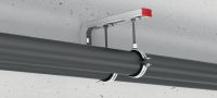 MQK-21-L Horganyzott konzol 21 mm magas, egyszeres MQ támasztósínnel, közepes terheléssel járó beltéri alkalmazásokhoz Alkalmazások 6