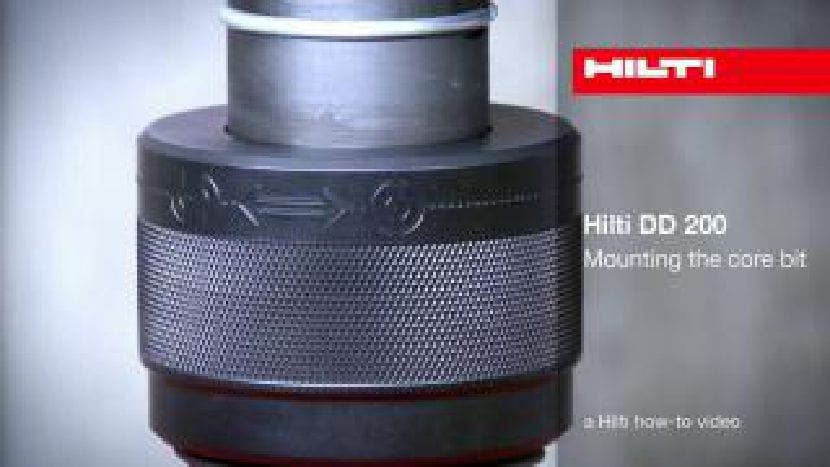 Hilti BL tokmány - A magfej felszerelése