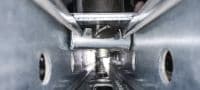 MT- FL Fast-Lock sínrögzítő anya csavarral Fast-Lock sínrögzítő anya csavarral az alaplapok és csatlakozók MT támasztósínekhez való csatlakoztatásához Alkalmazások 1