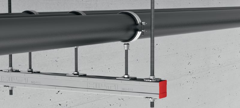 MQZ-TW trapézkerék Csúcsminőségű, állítható horganyzott sín alaplap trapézos alkalmazásokhoz Alkalmazások 1