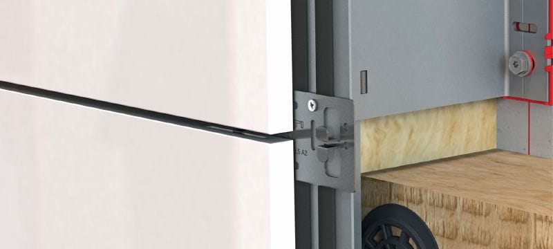MFT-FOX VI L konzol Sokoldalú fali konzol szellőző homlokzatok alépítményeinek felszereléséhez Alkalmazások 1