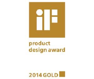                Jelen termék elnyerte a "Gold" IF Design Award kitüntetést.            