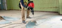TE 1000-AVR betontörő Sokoldalú véső padlózat feltöréséhez és alkalmi falvéséshez (univerzális tápkábellel) Alkalmazások 4