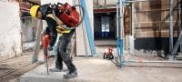 TE-YD (SDS Max) metrikus rendszerű üreges fúrófej Egyedülálló SDS Max (TE-Y) üreges fúrófej beton gyakorlatilag pormentes fúrásához Alkalmazások 3