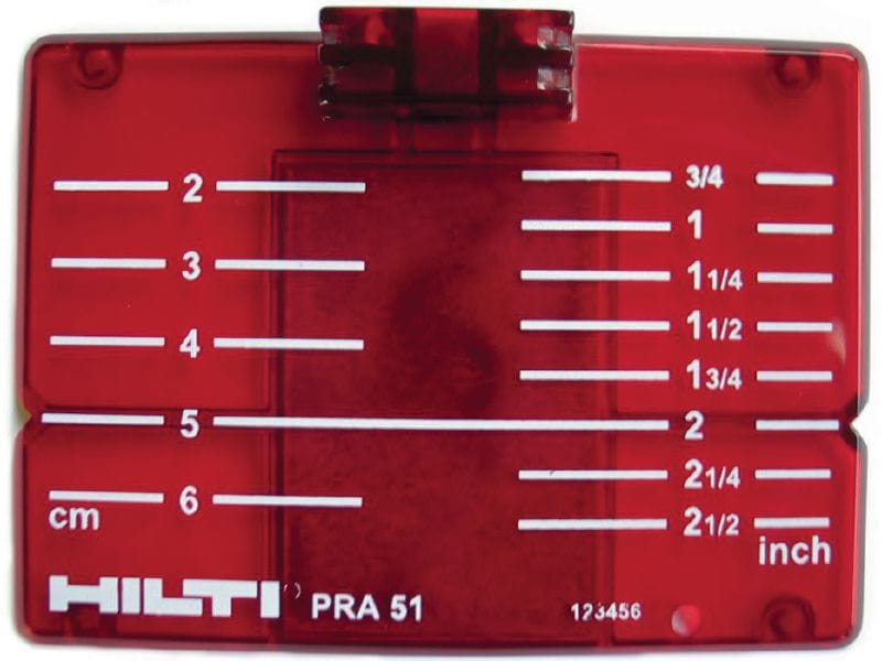 Céltábla PRA 51 (CM/IN) 