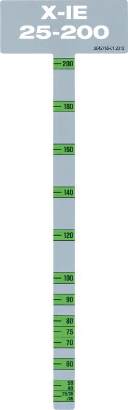 X-IE 6 szigetelésrögzítő Kőzetgyapot-, EPS-, XPS-, PIR-, PUR- és fagyapotlapok, illetve rostcementtel bevont lapok rögzítése szigetelő rögzítőkkel puha és kemény betonhoz, falazathoz és acélhoz