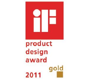                Jelen termék elnyerte a "Gold" IF Design Award kitüntetést.            