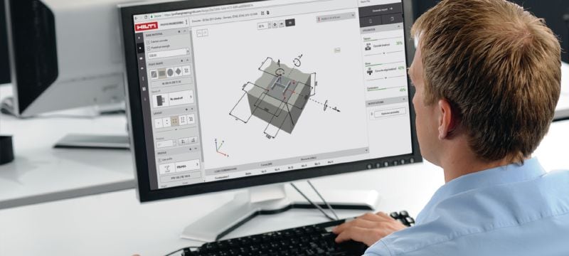 PROFIS Engineering Suite szerkezeti tervezőszoftver Felhőalapú PROFIS tervezőszoftver beton- és acélelemek, illetve betonelemek különböző szabványok és tanúsítványok szerinti összekötésének megtervezésére Alkalmazások 1
