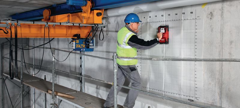 PS 1000 X-Scan betonszkenner Hatékony betonszkenner szerkezeti elemzéshez és a beágyazódott tárgyak helyének megállapításához több rétegben. Alkalmazások 1