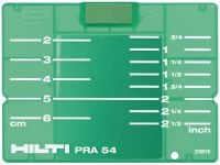 Céltábla PRA 54 (CM/IN) 