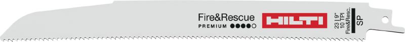 Tűzoltáshoz és mentési alkalmazásokhoz használható kardfűrészlapok Hosszabb élettartamú kardfűrészlapok a gyors, nagy igénybevételű fémvágáshoz tűzoltási és mentési munkáknál