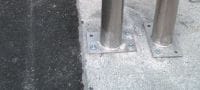 HSA-R2 SS beütőék Premium teljesítményű rögzítőék mindennapos statikus terhelésekhez, repedezetlen betonhoz (A2 rozsdamentes acél) Alkalmazások 2