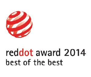                Jelen termék elnyerte a "Best of the Best" (A legjobbak legjobbika) Red Dot Design Award kitüntetést.            