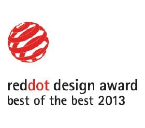                Jelen termék elnyerte a "Best of the Best" (A legjobbak legjobbika) Red Dot Design Award kitüntetést.            