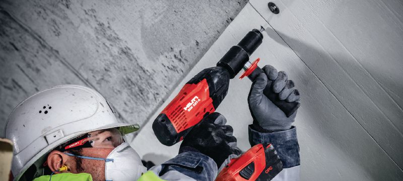 HFB-HCR beütőék Nagy teljesítményű, magasan korrózióálló rögzítőék tűzvédelmi lemezek rögzítésére betonhoz Alkalmazások 1